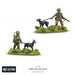 Equipo del USMC con perro de guerra. Bolt Action.