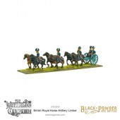 Napoleonic British Royal Horse Artillery Limber. Black Powder.