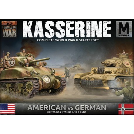 Kasserine: Complete World War II Starter Set - American vs. German.