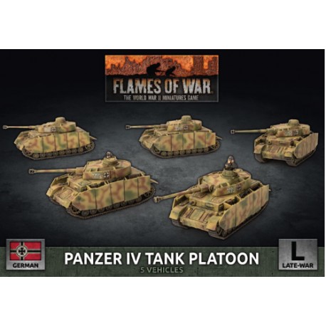 Panzer IV tank platoon.