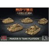 Panzer IV tank platoon.