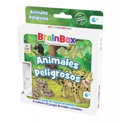 Juego de memoria. Animales peligrosos.