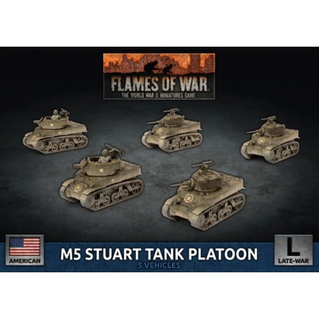 M5 Stuart Light Tank Platoon.