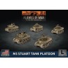 M5 Stuart Light Tank Platoon.