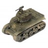 Pelotón de tanques ligeros M5 Stuart.