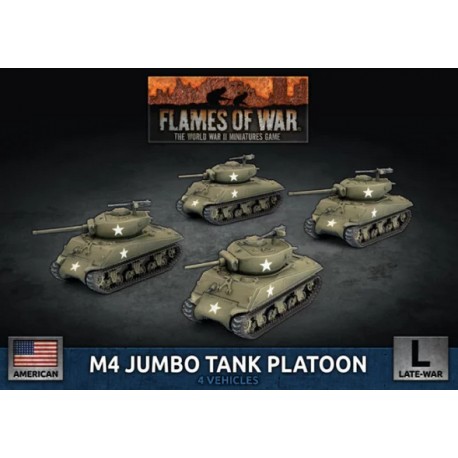 M4 Jumbo Tank Platoon.