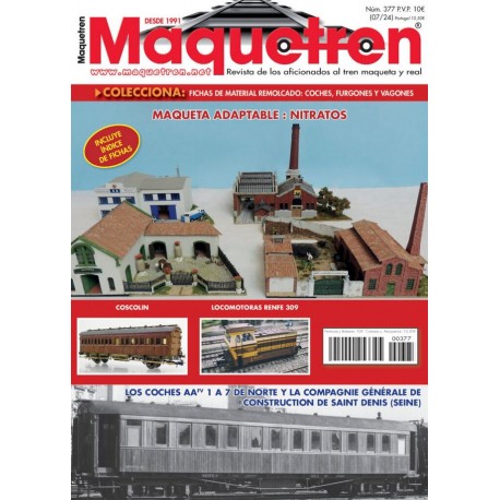 Revista Maquetren, nº 377.