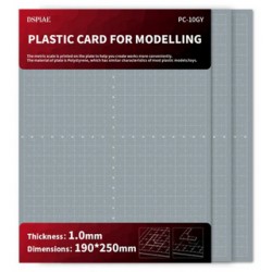 Plastic Card For Modelling. 1mm (3 hojas).