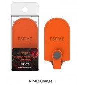 Leather protector for nippers. Orange.