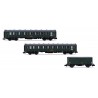 Set of 3 coaches series 6000, ALSA.