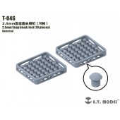 2.5 mm Snap head rivet (70 pieces).