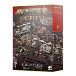 Pack de juego Warhammer Age of Sigmar: Punta de Lanza – Fuego y jade