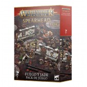 Pack de juego Warhammer Age of Sigmar: Punta de Lanza – Fuego y jade