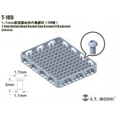 1.7 mm Button Head Socket Cap Screws (120 pieces).