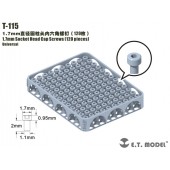 1.7 mm Socket Head Cap Screws (120 pieces).