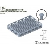 Pernos cónicos grandes de 1.1 mm tipo 1 (240 piezas).