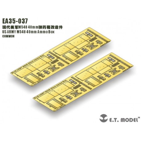 Photo-etched: US Ammunition Can M548 40mm.