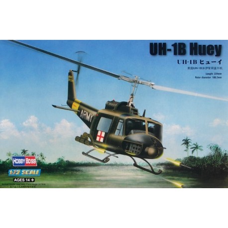 UN-1B Huey. HOBBY BOSS 87228