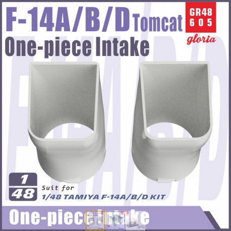 F-14 A/B/D Tomcat One-Piece Intake (Tamiya).