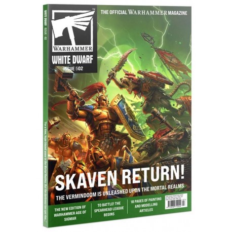 Issue 502 of the magazine White Dwarf. July 2024.