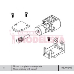 Motor completo con soportes. RENFE 309