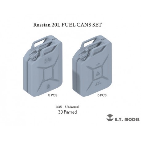 Juego de latas de combustible rusas 20L.