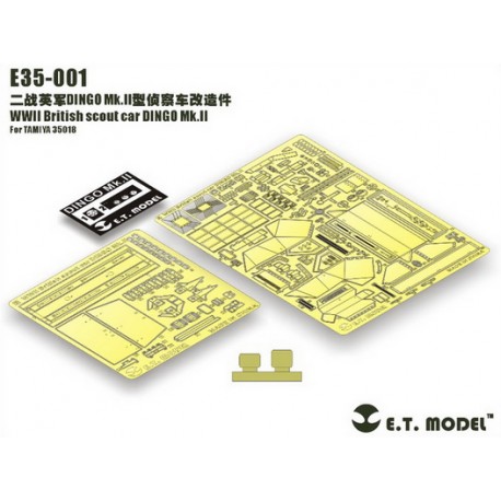Photo-etched: British WWII Scout Car Dingo Mk.II.