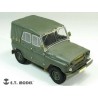 Photo-etched: Soviet UAZ-469 All-Terrain Vehicle.