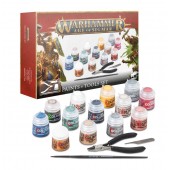 Juego de pinturas y herramientas Warhammer Ages of Sigmar.