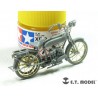 Photo-etched: French WWI Motorcyle Peugeot 1917 750 cc 2 cyl.