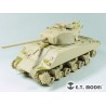 Photo-etched: US WWII Medium Tank M4A3 (76)W Sherman.