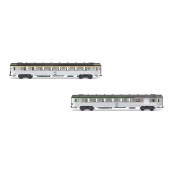 2-unit pack short DEV Inox coaches, SNCF.