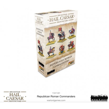 Hail Caesar Epic Battles: Comandantes romanos republicanos.