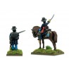 Union Officers standing (foot & mounted) B. Black Powder.