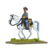 General confederado de la ACW y su personal A. Black Powder.