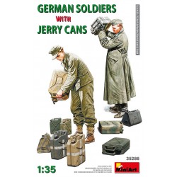 German soldiers with jerry cans.