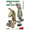 German soldiers with jerry cans.