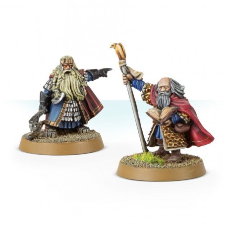 Balin, Rey de Moria, y Flói Stonehand.