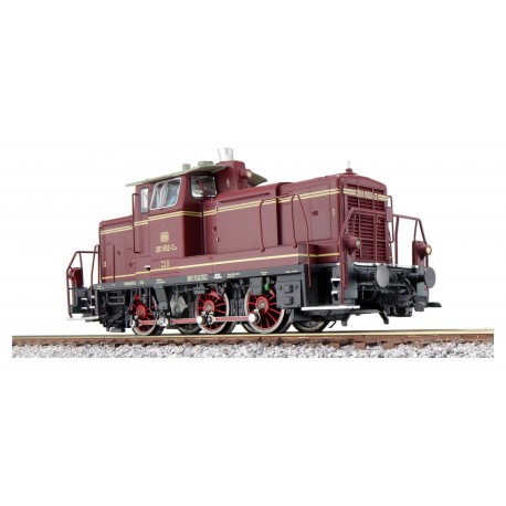 Locomotiva diesel V60, DB. Com som e fumaça.