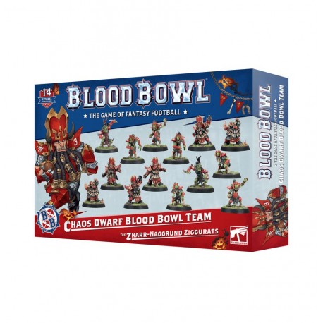 Equipo del Caos Dwarf de Blood Bowl: Zharr-Naggrund Ziggurats.