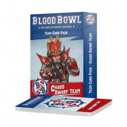 Blood Bowl Equipo Caos Dwarf  – Cartas (Inglés).