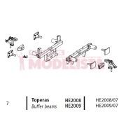 Set de ejes del motor para dresina KLV.