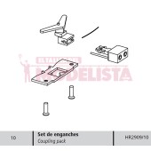 Set de enganches para dresina KLV.