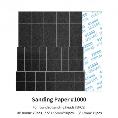 Sanding paper, 1000g.