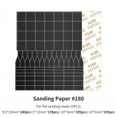 Sanding paper, 180g.