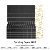 Sanding paper, 280g.