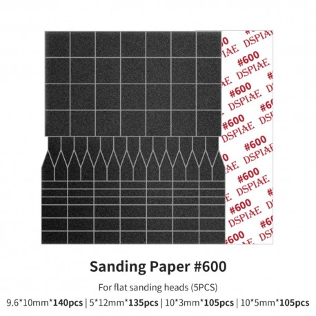 Sanding paper, 600g.