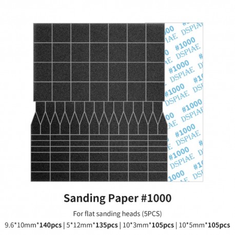 Sanding paper, 1000g.