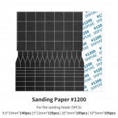 Sanding paper, 1200g.