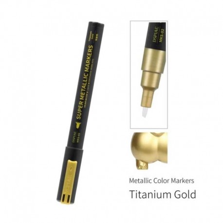 Super Metallic Marker: Titanium gold.